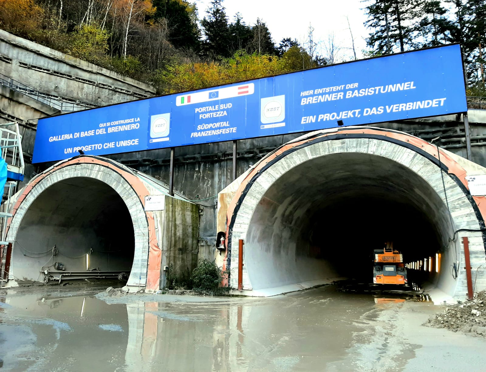 Topografia tecnica per imbocco galleria del Brennero